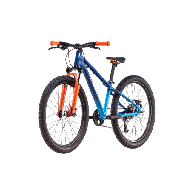 Bicicleta Copii Cube Acid 240 Disc Actionteam 2026 - 24 inch, Albastru-Portocaliu