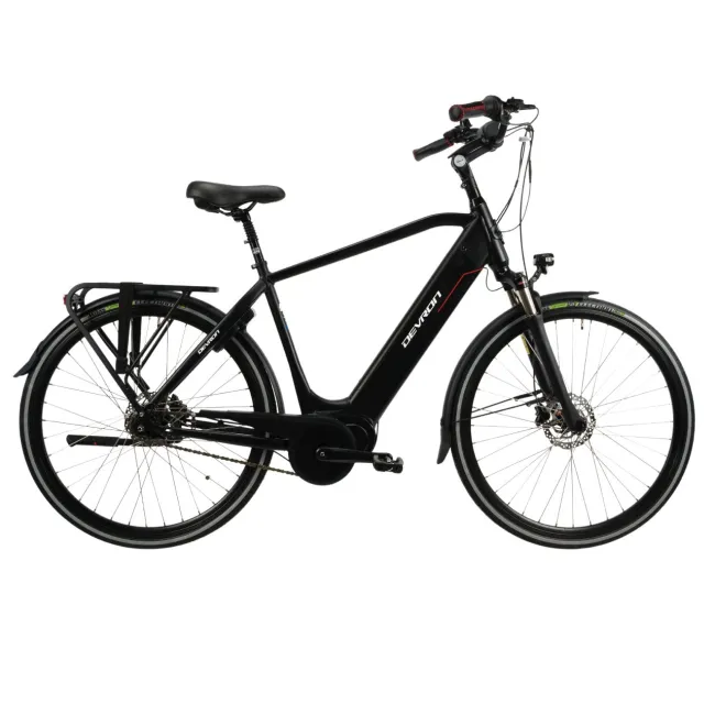 Bicicleta Electrica Devron 28427 - 28 Inch, M, Negru mat