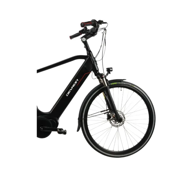 Bicicleta Electrica Devron 28427 - 28 Inch, M, Negru mat