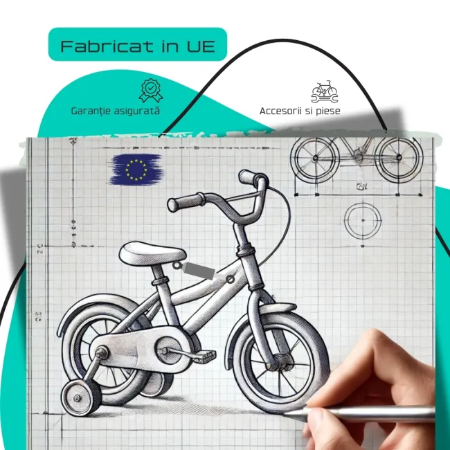 Bicicleta Copii Dhs Terrana 2023 - 20 Inch, Negru/Albastru