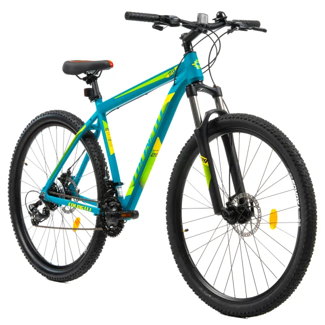 Bicicleta MTB Colinelli COL25, Marimea M, 29 inch, Verde, Schimbator Shimano ST-EF500 EZ-FIRE PLUS, 24 Viteze, Cadru Aluminiu, Frane pe Disc