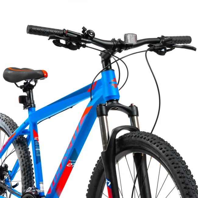 Bicicleta MTB Colinelli COL27, Marimea M, 27.5 inch, Albastru, Schimbator Shimano Altus, 24 Viteze, Cadru Aluminiu, Frane pe Disc