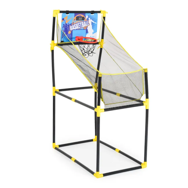Cos de baschet cu tabel electronic de marcat si minge