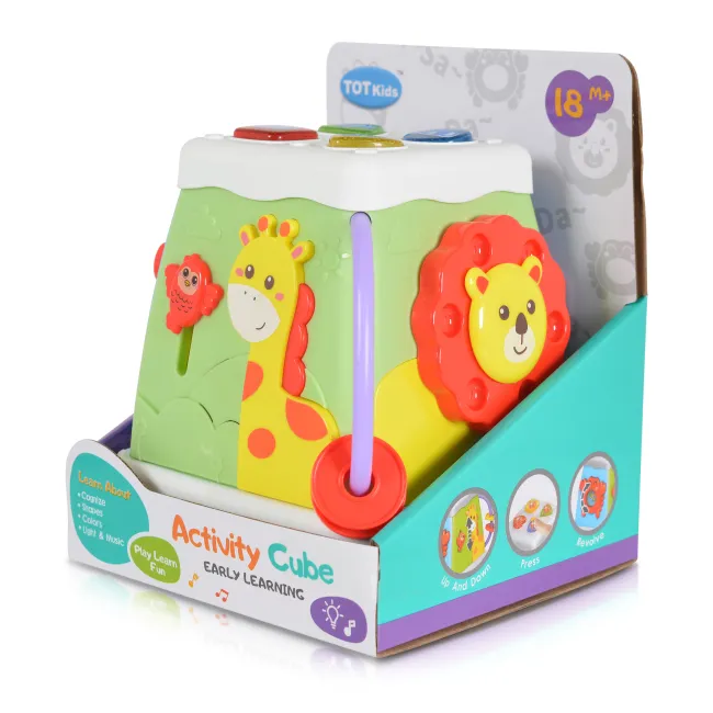 Cub activitati, multifunction, 18 luni+, Multicolor