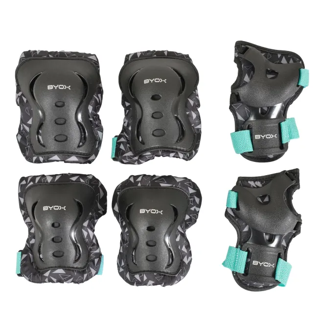 Set de protectii pentru copii Dazzle, M, Turcoaz
