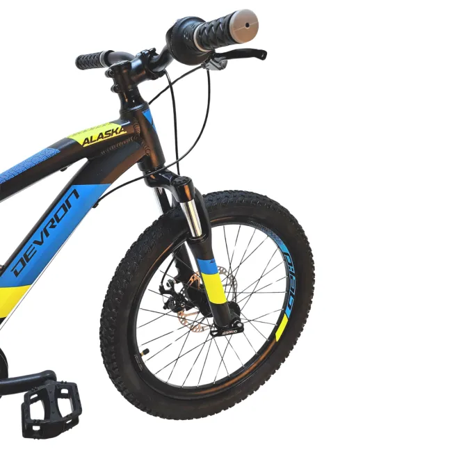 Bicicleta Copii Devron Alaska - 20 Inch, Negru-Albastru