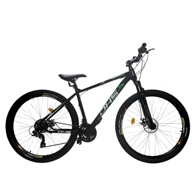 Bicicleta Mtb Dhs 2905 - 29 inch, M, Negru-Verde
