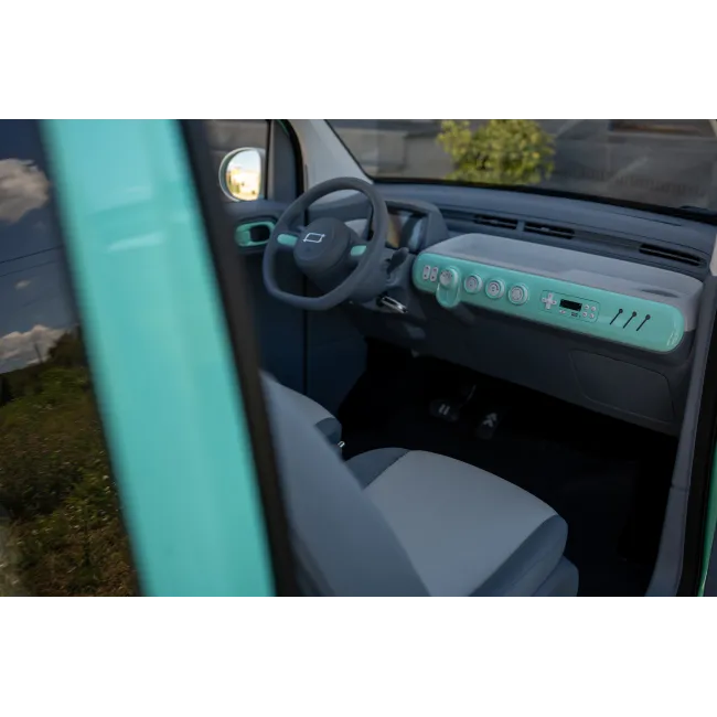 Masina electrica Aigo M1 urbana - autonomie 180 km, 4 locuri, permis B1, Verde