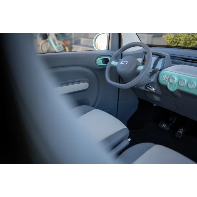 Masina electrica Aigo M1 urbana - autonomie 180 km, 4 locuri, permis B1, Albastru