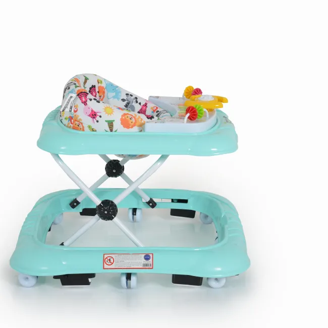 Premergator bebelusi Jungle Fun 2 in 1, Cangaroo, Turcoaz