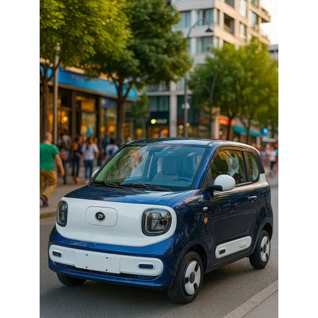 Masina electrica Aigo M1 urbana - autonomie 180 km, 4 locuri, permis B1, Albastru