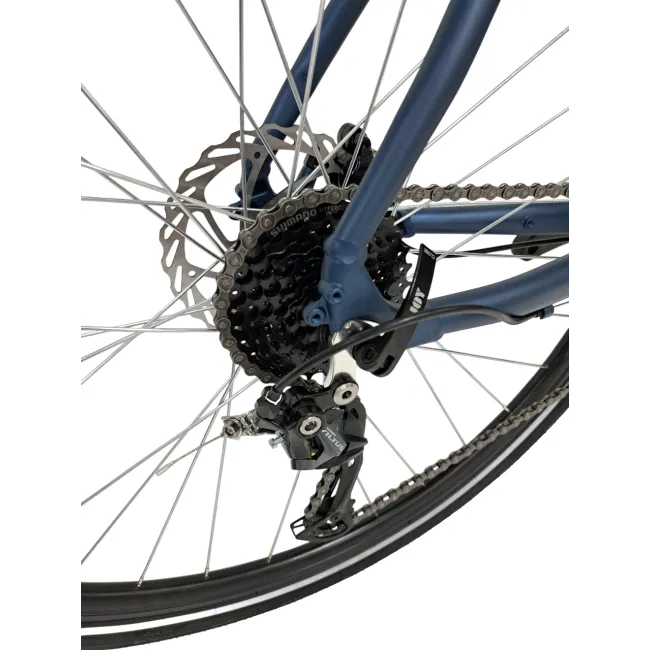 Bicicleta Sosea Graveler Man, 28 inch, L, Albastru-Negru