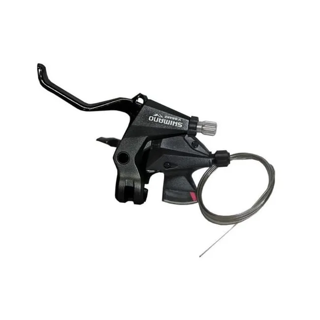 Maneta schimbator si frana stanga Shimano Altus ST M310, 3 viteze, cablu 1800 mm, negru