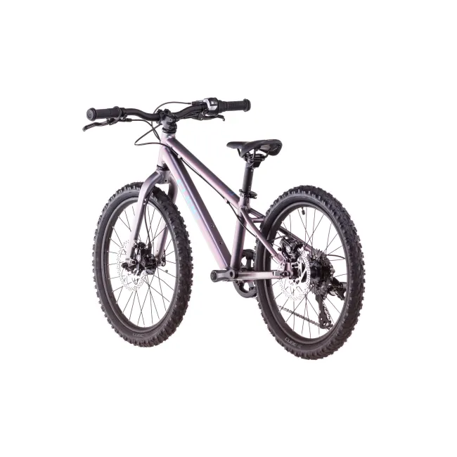 Bicicleta Copii Cube Acid 200 Disc Galactic Cyan 2026 - 20 inch, Violet-Albastru