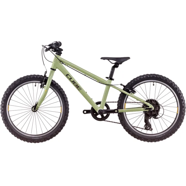 Bicicleta Copii Cube Acid 200 Lightolive Orange 2026 - 20 inch, Verde-Portocaliu