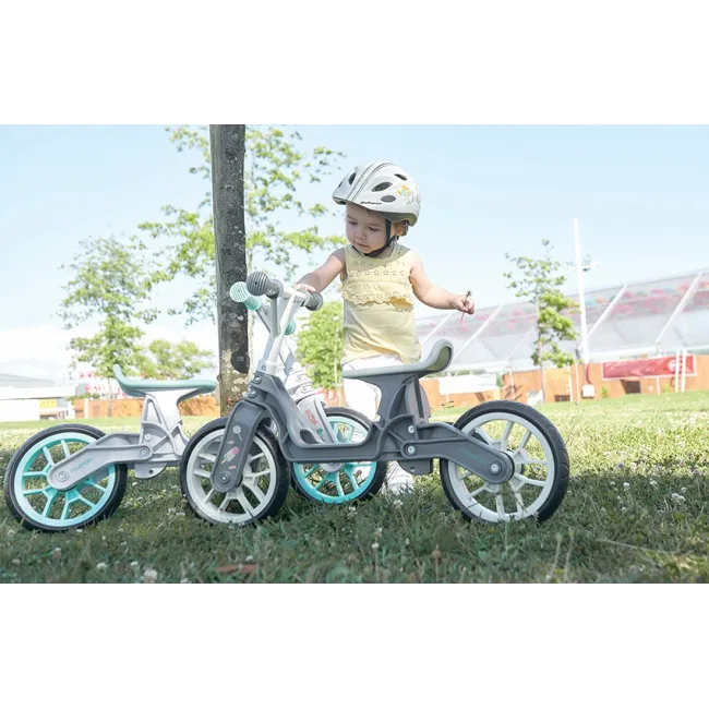 Bicicleta Copii Polisport Bb - 12 Inch, Crem-Mint - Reambalat