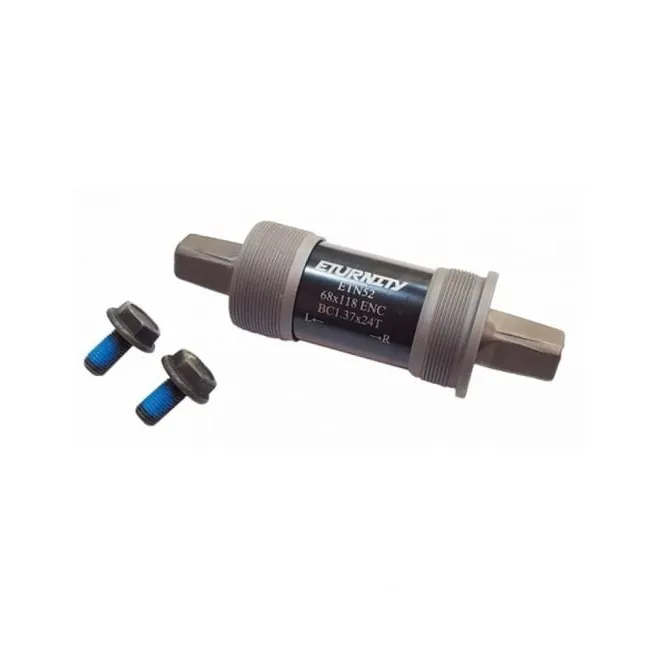 Set monobloc pedalier ETN 52, ax: 119 mm, carcasa: 68 mm, otel, negru, fara surub