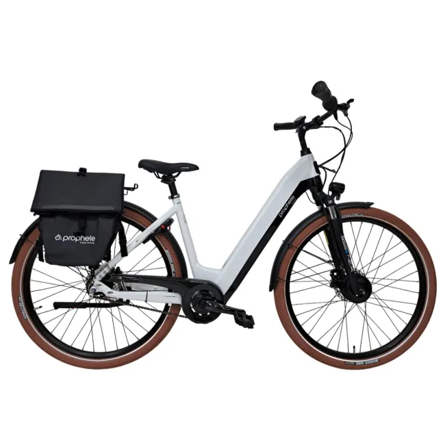 Bicicleta electrica Prophete 52342 - 28 inch, M, Alb-Negru