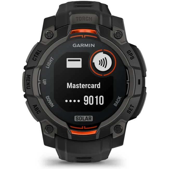 Garmin INSTINCT 3 - 45 mm Solar negru - smartwatch robust cu GPS