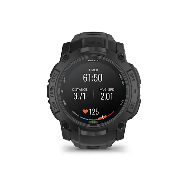 Garmin INSTINCT 3 - 50 mm AMOLED Tactical - negru - smartwatch robust cu GPS