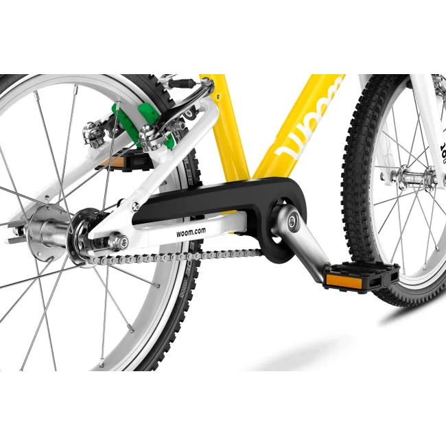 Bicicleta copii Woom 3 Automagic Go cu roti 16" galben Vibrant Yellow