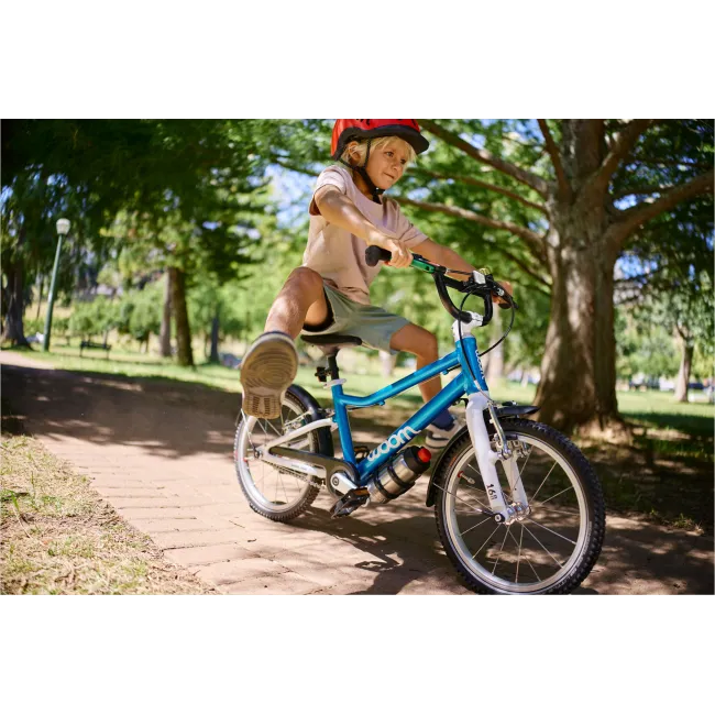 Bicicleta copii Woom 3 Automagic Go cu roti 16" roz Hot Pink