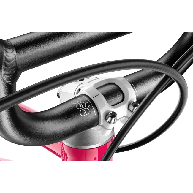 Bicicleta copii Woom 3 Automagic Go cu roti 16" roz Hot Pink
