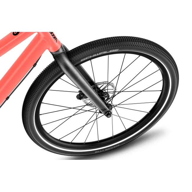 Bicicleta copii Woom 5 Explore cu roti 24" portocaliu Neon Coral