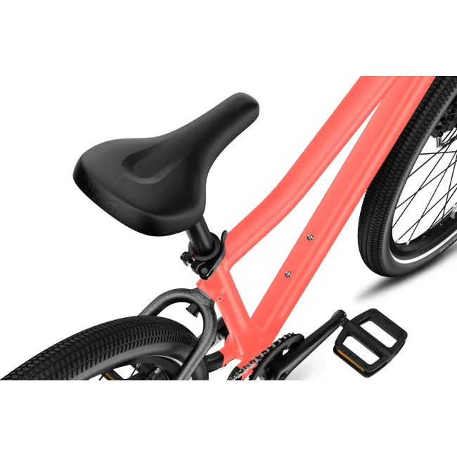 Bicicleta copii Woom 5 Explore cu roti 24" portocaliu Neon Coral