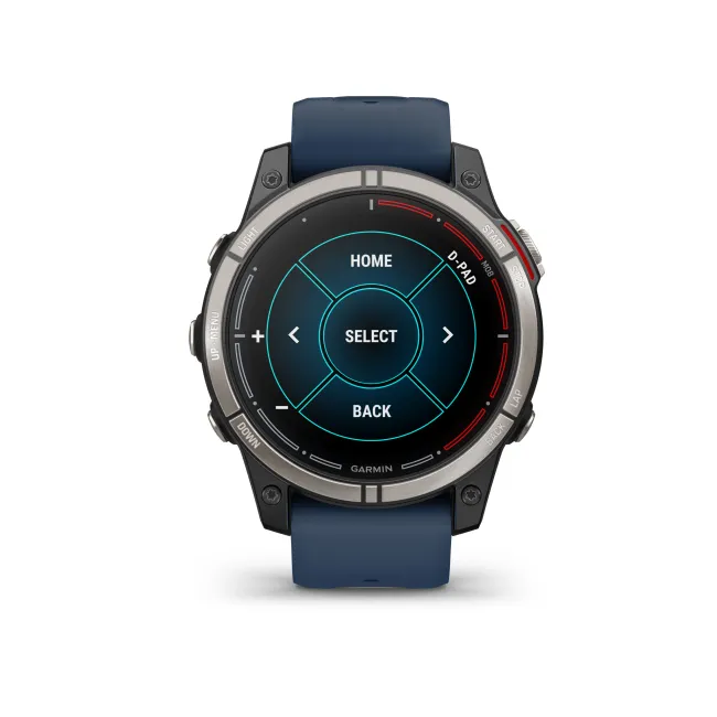 Garmin - quatix 7 Pro Sapphire AMOLED Titanium - ceas inteligent premium cu GPS cu functii avansate pentru sport si navigatie