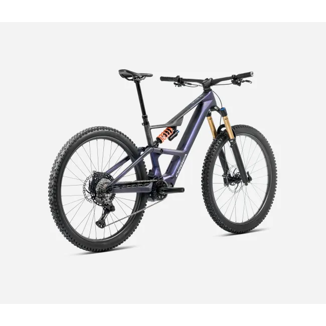 Bicicletă electrică eMTB Trail Orbea RISE SL M-LTD 420W - Tanzanite Carbon View | Carbon Raw (Matt)