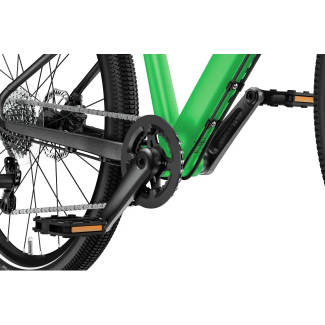 Bicicleta copii Woom 4 Explore cu roti 20" verde Jungle Green