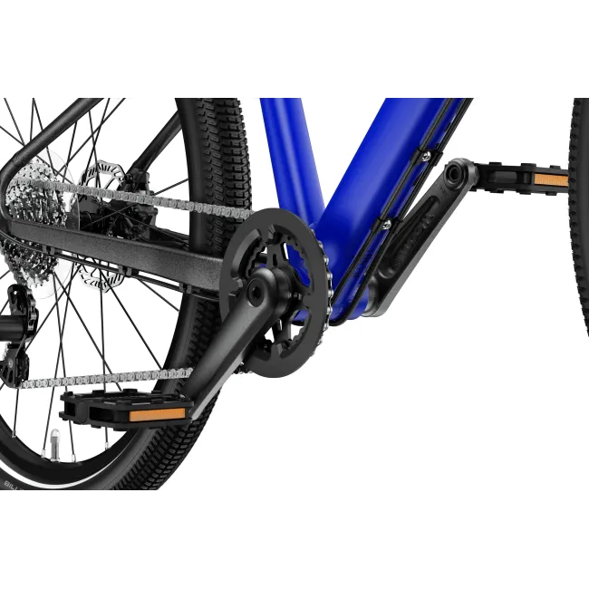 Bicicleta copii Woom 5 Explore cu roti 24" albastru magnetic blue