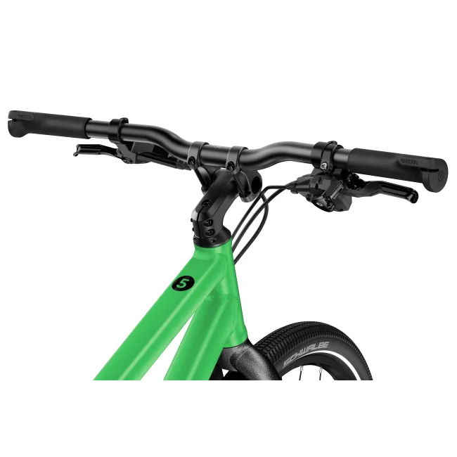 Bicicleta copii Woom 5 Explore cu roti 24" verde Jungle Green
