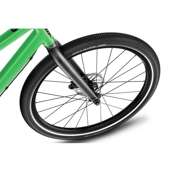 Bicicleta copii Woom 5 Explore cu roti 24" verde Jungle Green