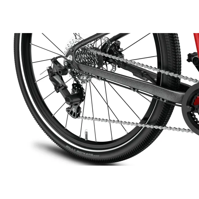 Bicicleta copii Woom 5 Explore cu roti 24" woom red