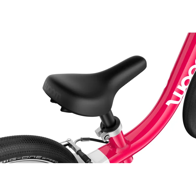 Bicicleta copii Woom 1 Go cu roti 12" roz Hot Pink