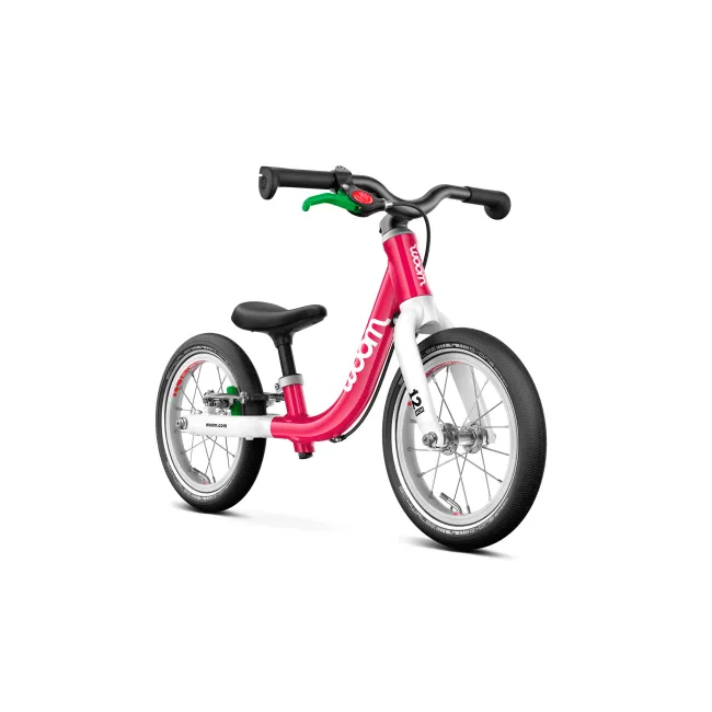 Bicicleta copii Woom 1 Go cu roti 12" roz Hot Pink