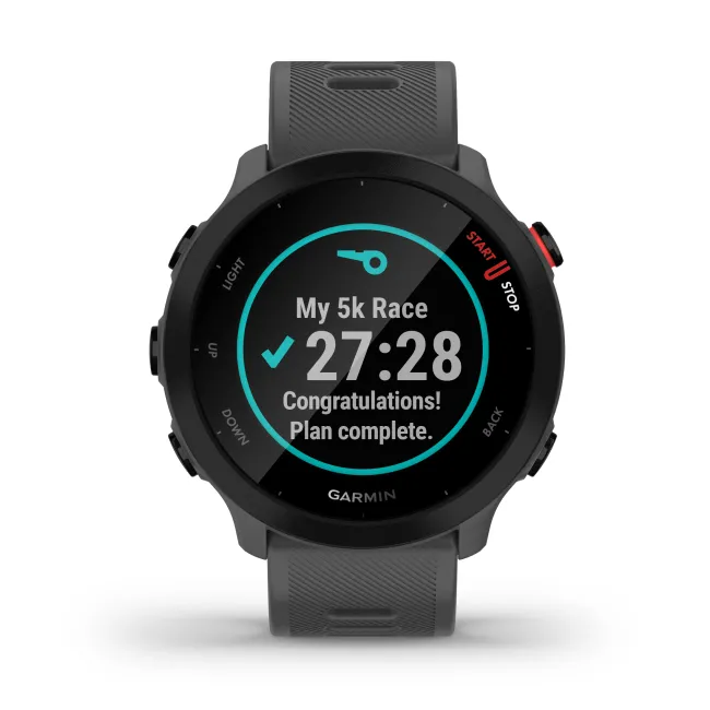 Garmin Forerunner 55 - ceas inteligent pentru alergare si bicicleta - gri