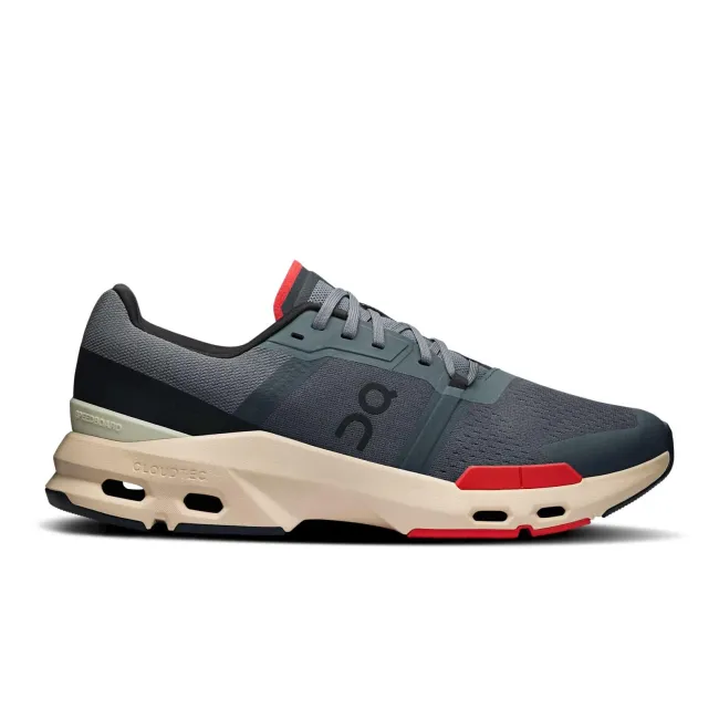 On - pantofi sport - Cloudpulse - gri | rosu