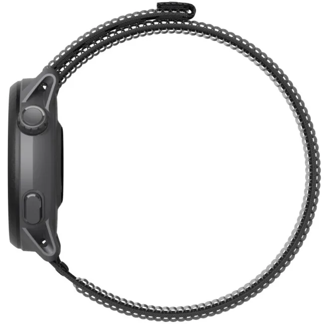 Coros - Pace 3 - ceas multisport GPS - negru rosu Ink - curea neagra/nailon