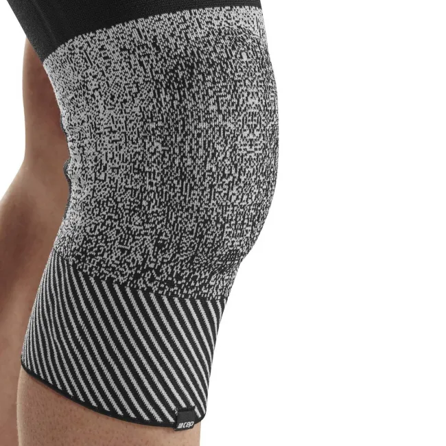 CEP - Genunchiera orto pentru compresie si protectie genunchi Max Support Compression Knee Sleeve - negru gri