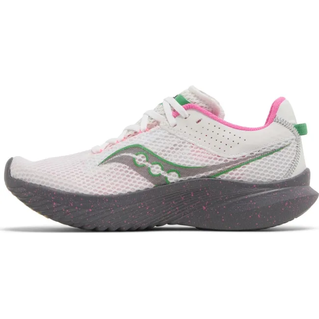 Saucony - pantofi alergare pentru femei - Kinvara 14 - white | gravel