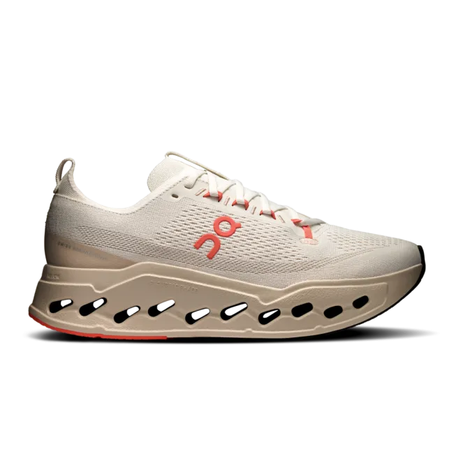 On - pantofi alergare - Cloudsurfer Max W - Ivory | Salmon