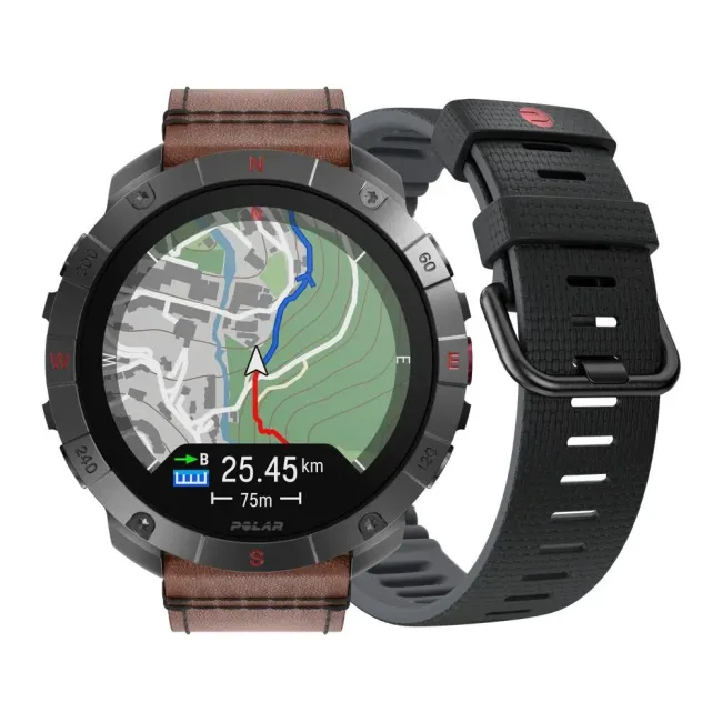 Polar - ceas sport inteligent GPS premium - Grit X2 Pro Titan - gri