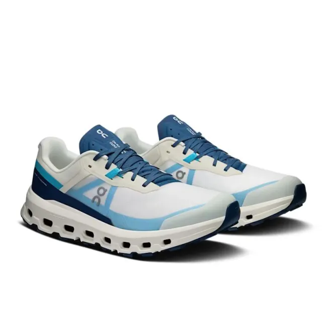 On - pantofi alergare trail - Cloudvista 2 - alb | albastru