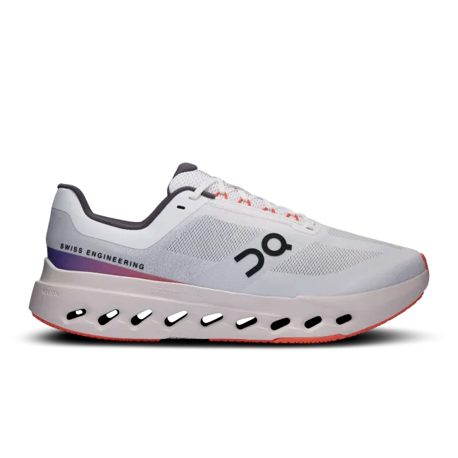 On - pantofi alergare - Cloudsurfer Next W - Alb White | Flame