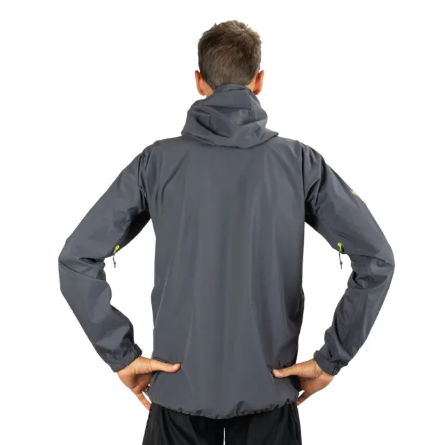 Instinct - Jacheta impermeabila unisex Ultra Rain Shell - gri antracit