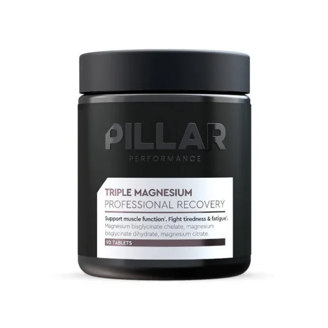 Pillar Performance - supliment magneziu Triple magnesium professional recovery (New formula)  - 90 pastile