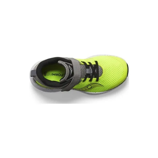 Saucony - pantofi alergare pentru copii - Kinvara 14 A/C - citron | grey